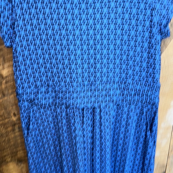 Boden Blue Short Sleeve Midi dress. B12 - Picture 3 of 9